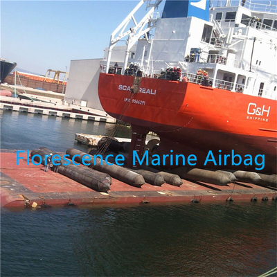 Tàu nâng hạ dưới nước Túi khí hàng hải cho tàu Fendercare Túi khí cao su