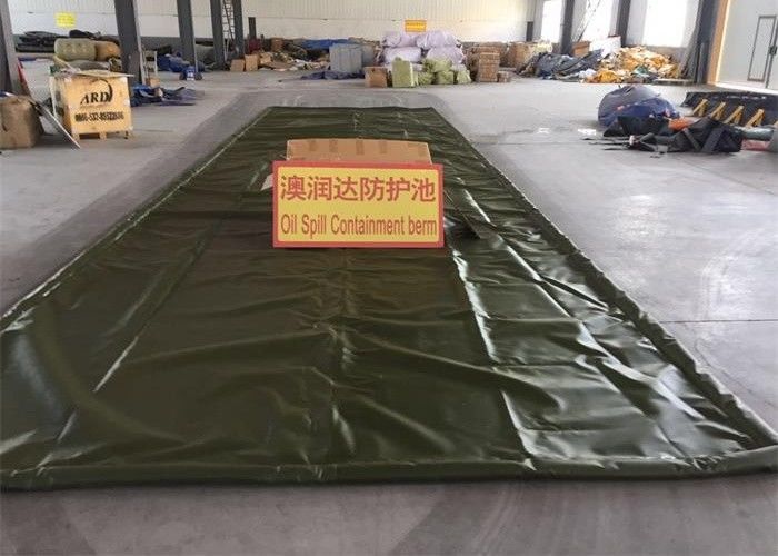Foldable Collapsible Spill Containment , Secondary Containment Berms Anti Water